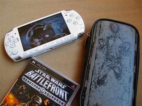 Star Wars Battlefront Renegade Squadron PSP 2000 Ceramic White console ...