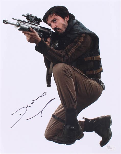 Diego Luna Signed "Rogue One: A Star Wars Story" 11x14 Photo (JSA COA ...