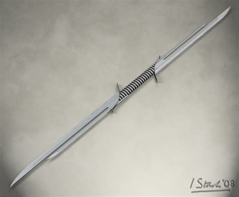 Two Bladed Sword by iainstark on DeviantArt