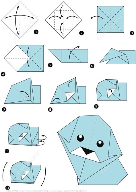 Origami Easy Step By Step - Origami Sample