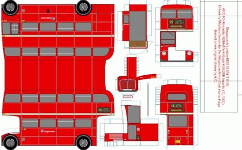 Steve Virgo's Paper Bus Nets: Stagecoach Buses (mostly old stagecoaches) (With images) | London ...