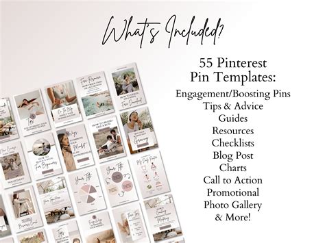 Pinterest Templates Pinterest Marketing Pinterest Pins - Etsy