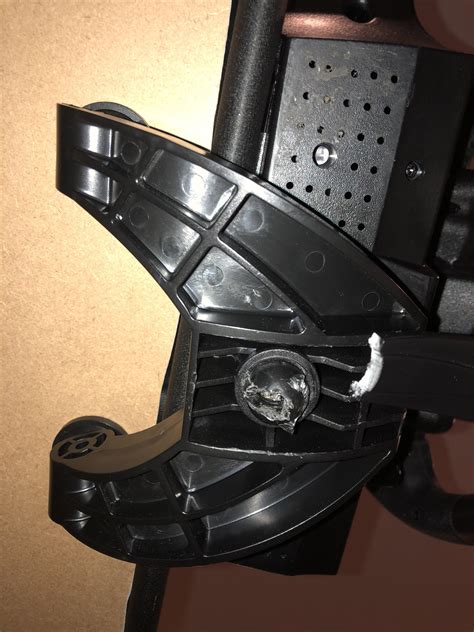 The lever that holds my Thrustmaster TMX Force Feedback in place broke after tightening it onto ...