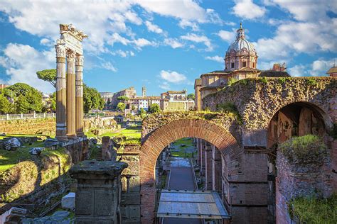 Historic Rome ruins on Forum Romanum view Photograph by Brch Photography - Fine Art America