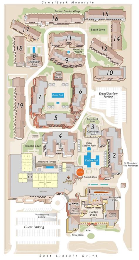 Omni Scottsdale Resort Map (2024 - 2023) | TravelTips.org