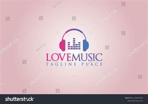 Music Logo Template Spectrum Vinyl Record Stock Vector (Royalty Free ...