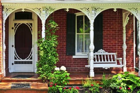 27 Red Brick House Front Porch Ideas