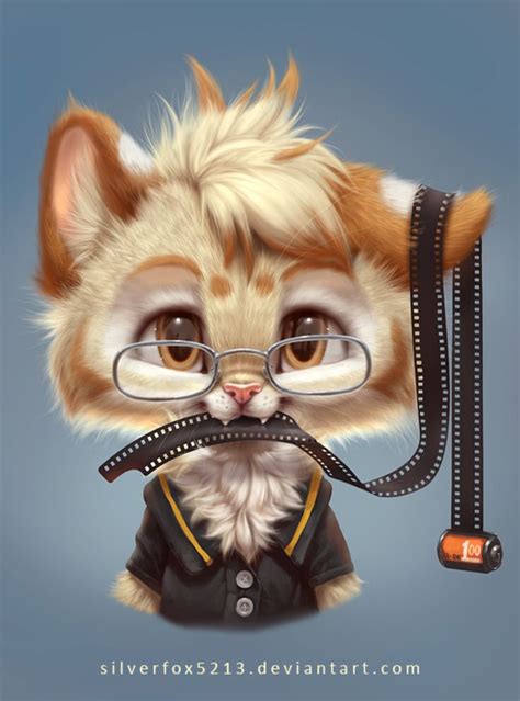 ArtStation - Fluffy Animal Portraits, Wee Yee Chong in 2020 | Cute ...