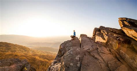 Hike Humpback Rocks, Afton, Virginia