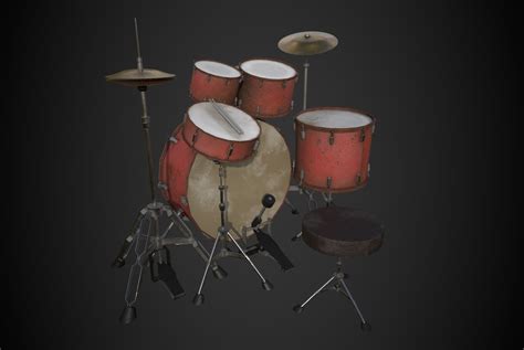 ArtStation - Drum Set | Game Assets