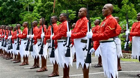 Republic of Fiji Military Forces Drill Formation : r/uniformporn