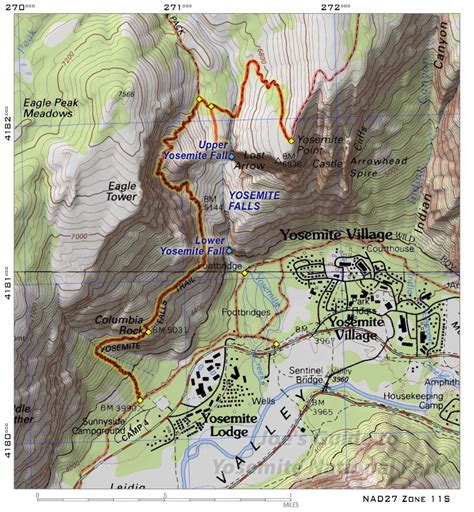 Joe's Guide to Yosemite National Park - Maps and GPS Coordinates