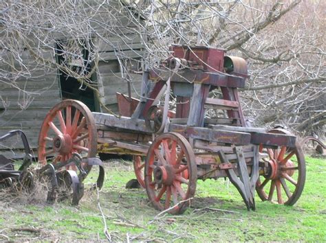 Yard Art: Beautiful Old Farm Equipment