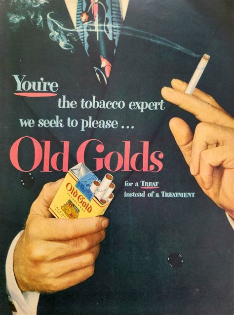 1949 Old Gold Cigarettes Vintage Advertisement Game Room Wall - Etsy