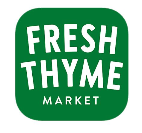 Download Fresh Thyme Market app logo transparent PNG - StickPNG