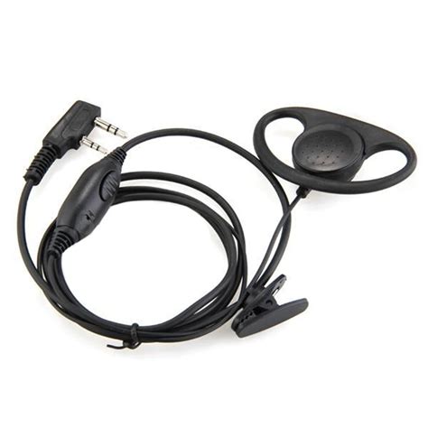 Marsnaska D shaped Security Headset Earpiece Earphone for Kenwood ...