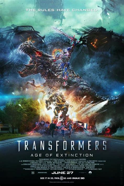 Transformers Age of Extinction Movie Poster | Transformers age ...