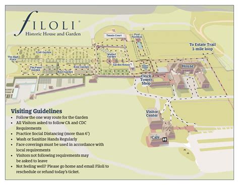 Printable Visitor Map | Filoli