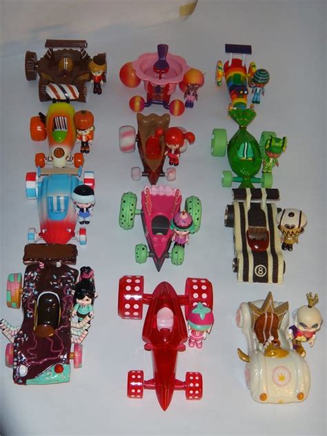 Sugar Rush Racers - Wreck-It Ralph - Complete 12 Set Collection - Deboxed - Drivers Next To Cars ...