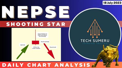 NEPSE Technical Update | Daily Chart Analysis | Shooting Star | July 18, 2023 - YouTube