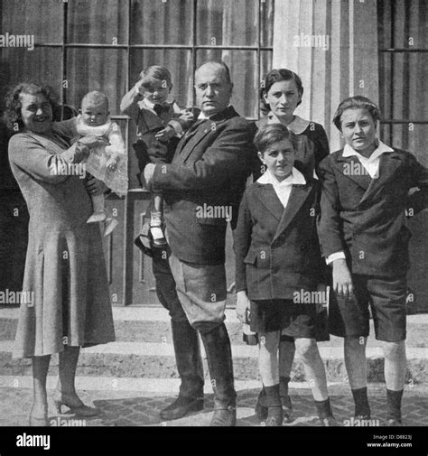 Mussolini And Family Stock Photo, Royalty Free Image: 56725638 - Alamy