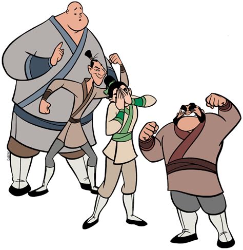 Yao, Ling & Chien-Po Clip Art Images from Mulan | Disney Clip Art Galore