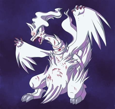 Bloodied Reshiram by yoshitaka on DeviantArt