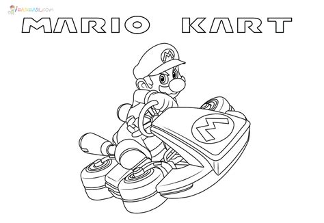 Mario kart coloring pages - passlexo