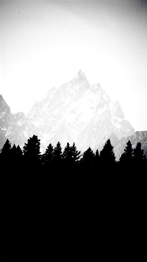 Black & White mountain wallpaper | Mountain wallpaper, Mountain ...