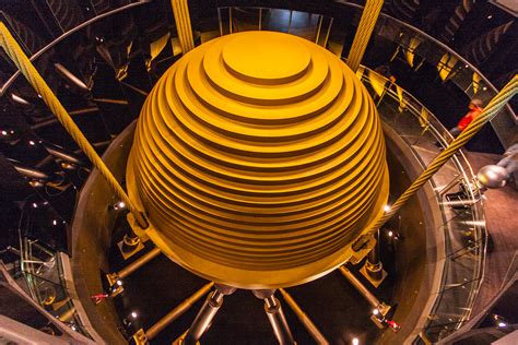 Taipei 101 Tuned Mass Damper | The 660 tonnes steel pendulum… | Flickr