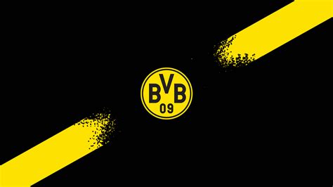 Crest Emblem Logo Soccer Symbol Black Yellow Background HD Borussia ...