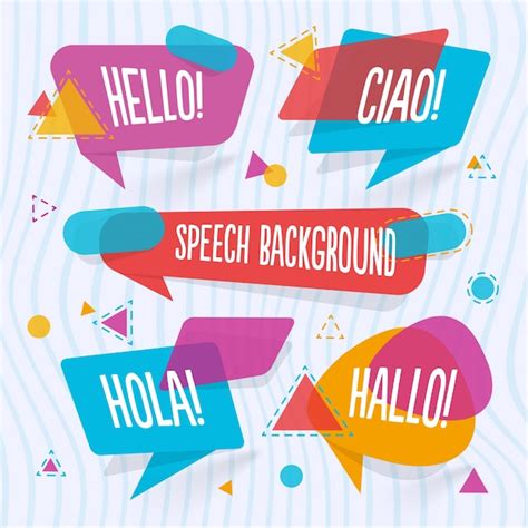 Free Vector | Colorful stickers with message