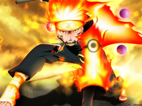 Naruto Uzumaki Sage Mode 4K wallpaper download