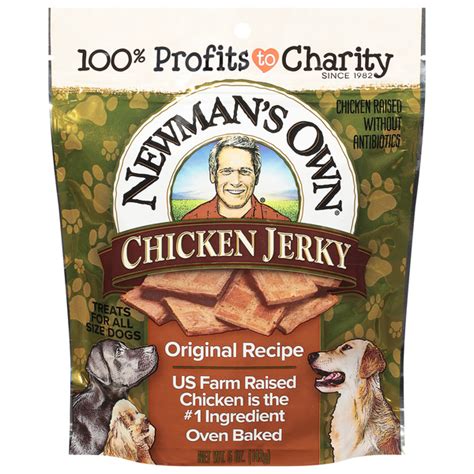 Save on Newman's Own Chicken Jerky Treats For Dogs Original Recipe ...