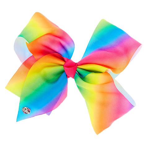 JoJo Siwa Large Rainbow Signature Hair Bow | Claire's