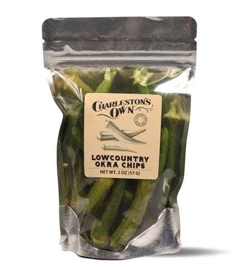 Lowcountry Okra Chip, 2 oz - Charleston Specialty Foods