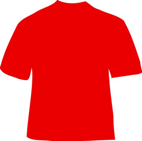 T-Shirt Shirt Red · Free vector graphic on Pixabay