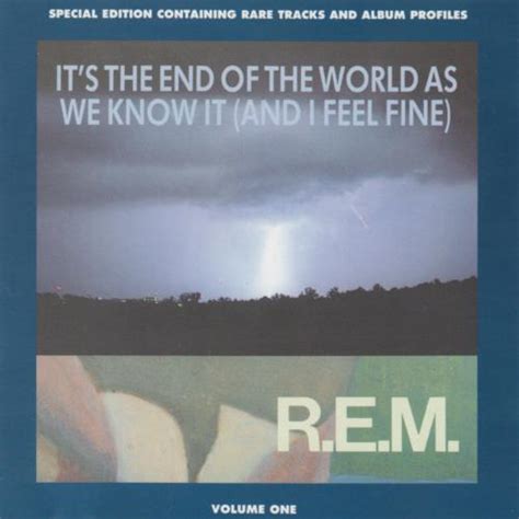 REM It's The End Of The World - Volume 1 UK CD single (CD5 / 5") (5235)