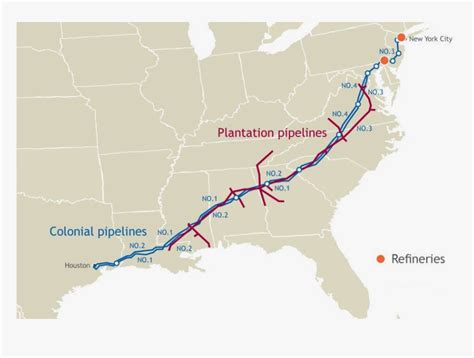 The Plantation Pipeline Transports Gasoline And Other - Colonial And ...