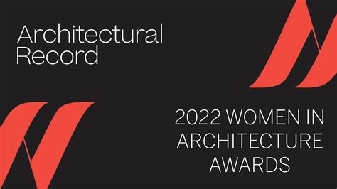 RECORD Announces the 2022 Winners of the Women in Architecture Awards ...