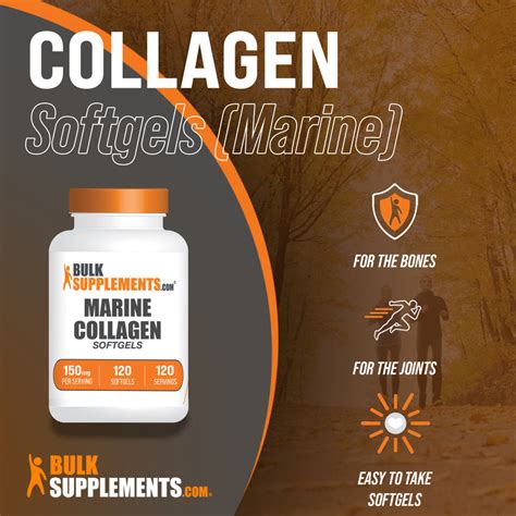 Marine Collagen Softgels - Get Healthier Skin & Stronger Bones