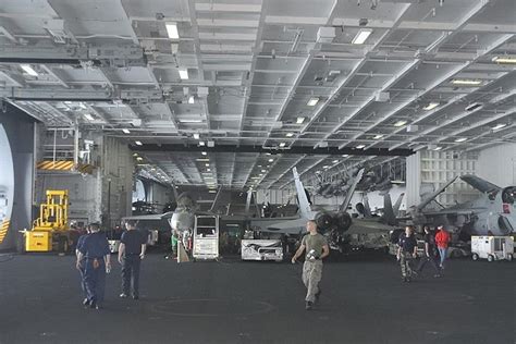 Aircraft carrier interior photos