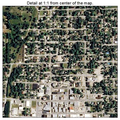 Aerial Photography Map of Macon, MO Missouri