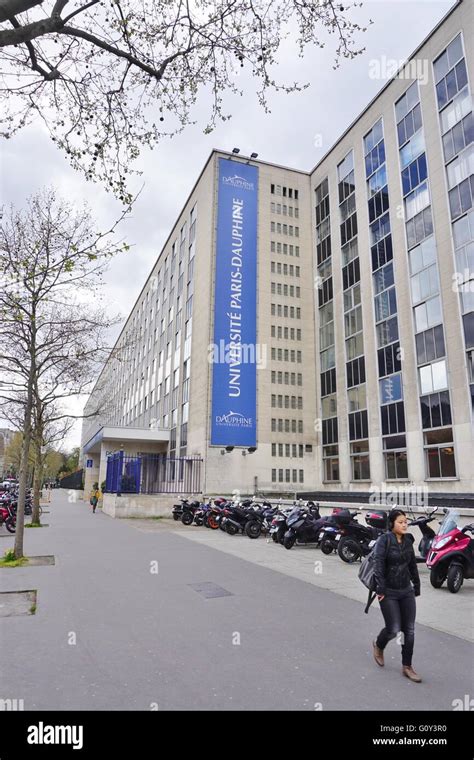 The Universite Paris-Dauphine (Dauphine university) in Paris, one of ...