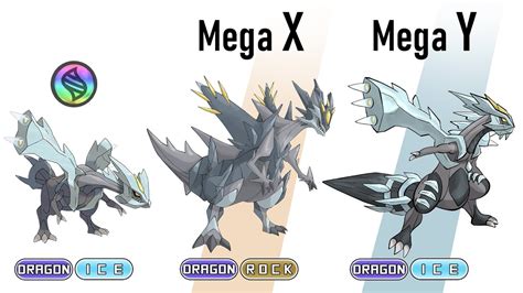 Drawing Every Mega X/Y Pokémon Evolutions : Thundurus Zekrom Kyurem ...