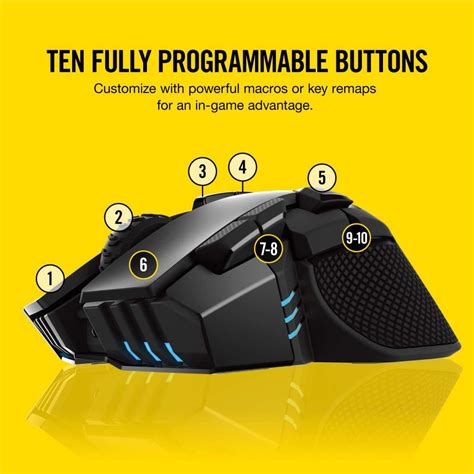 Corsair IRONCLAW RGB Wireless Gaming Mouse - GadStyle BD