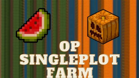 This OP Melon and Pumpkin Farm Makes MILLIONS! | Hypixel Skyblock singleplot - YouTube