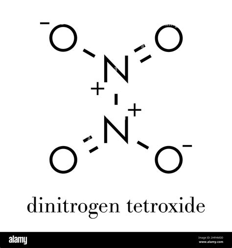 Nitrogen tetroxide dinitrogen tetroxide Black and White Stock Photos ...