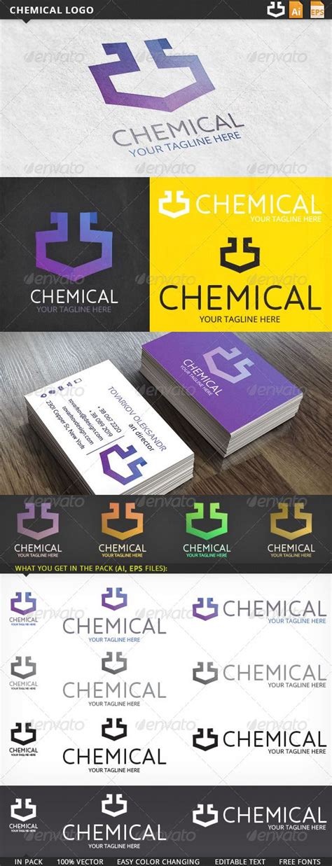 Logo Templates - Chemical Logo | GraphicRiver | Abstract logo, Logo templates, ? logo