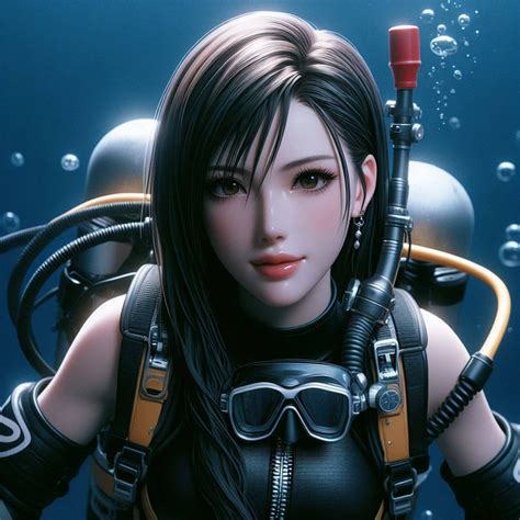 Tifa Scuba Bing AI 12-9-23 My Prompt4 by Flood7585 on DeviantArt